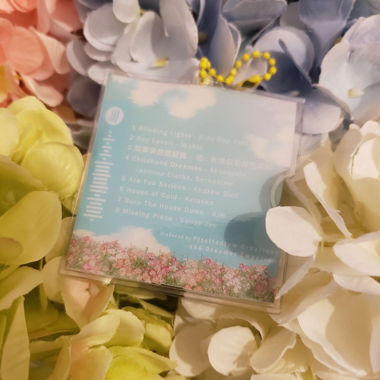 Happy Day - Poppy and Poinsettia Record Charm