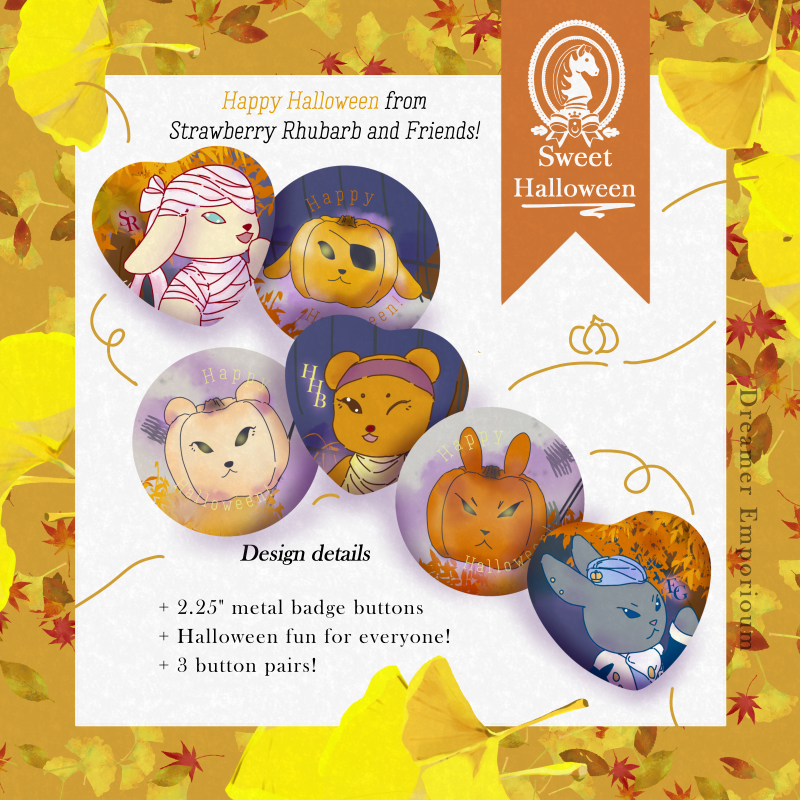 Sweet Halloween Button Sets