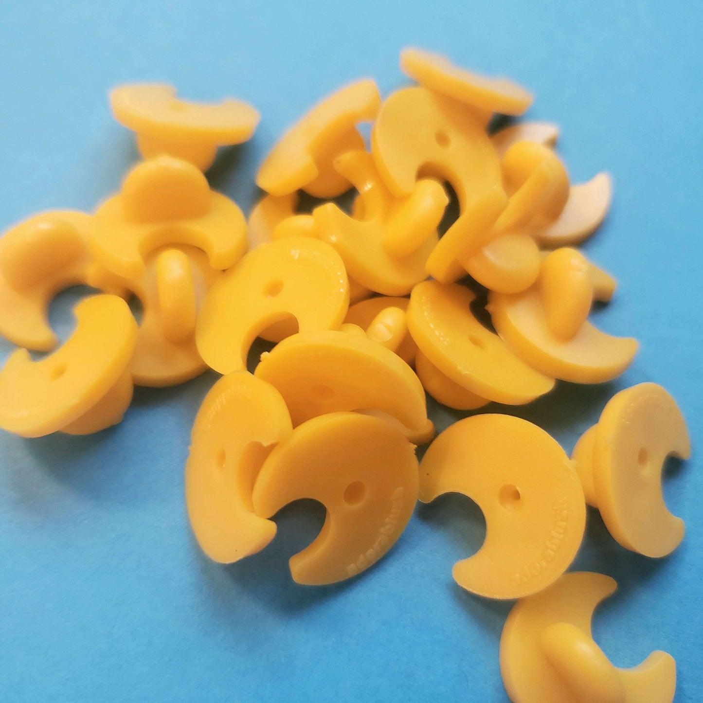 Moon Shaped Pin Backs