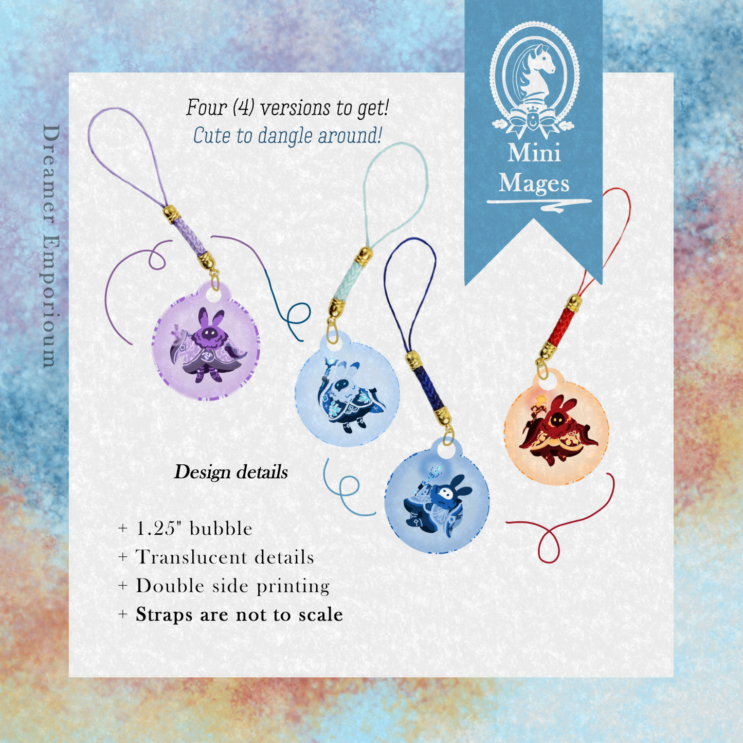 Mini Mages Charms