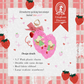Strawberry Rhubarb Gingham Berry Charm [Last stock]