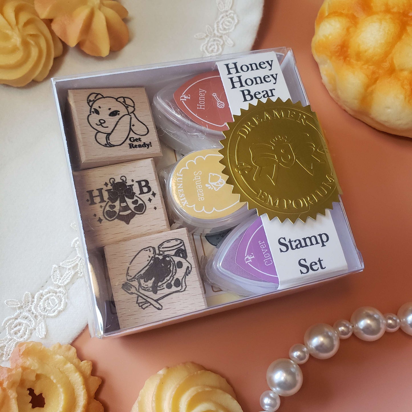 Strawberry Rhubarb and Friends Stamp Sets and Ink Pads
