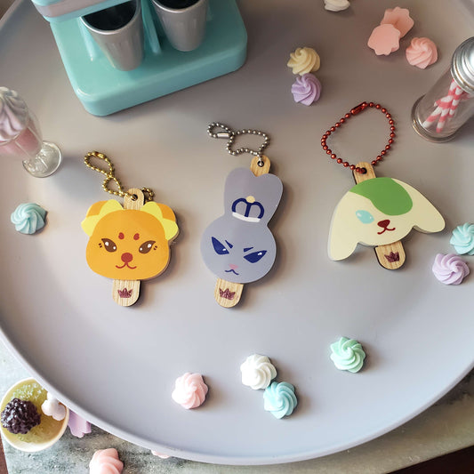Sweet Cream Mascot Popsicle Charms
