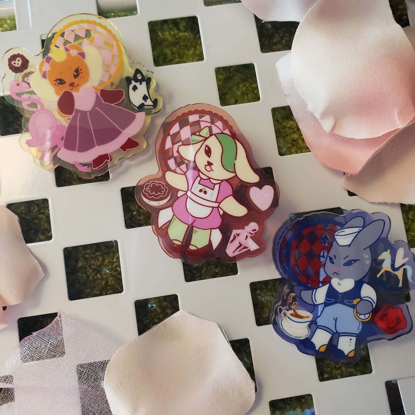 Mascots in Wonderland Acrylic Clips [Last Stock]