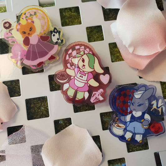 Mascots in Wonderland Acrylic Clips [Last Stock]