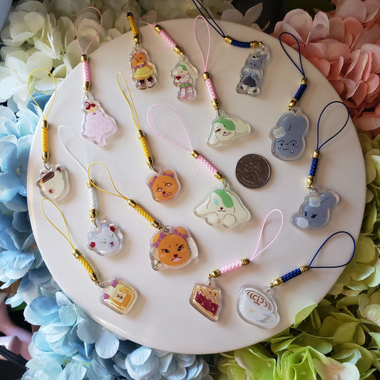 Strawberry Rhubarb and Friends Mini Gacha Charms