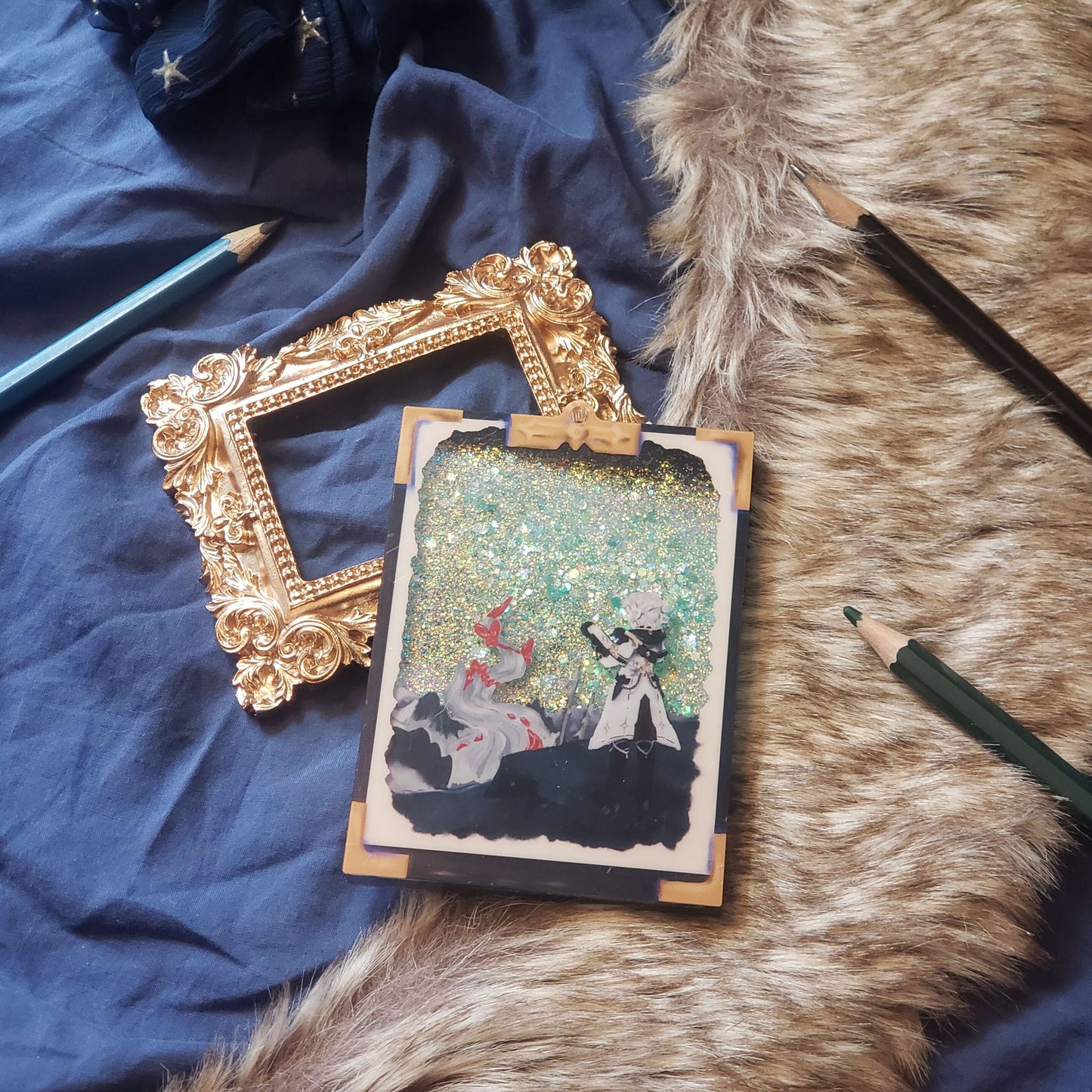 [PRE-SALE] Artist's Palette Glitter Shaker Charm