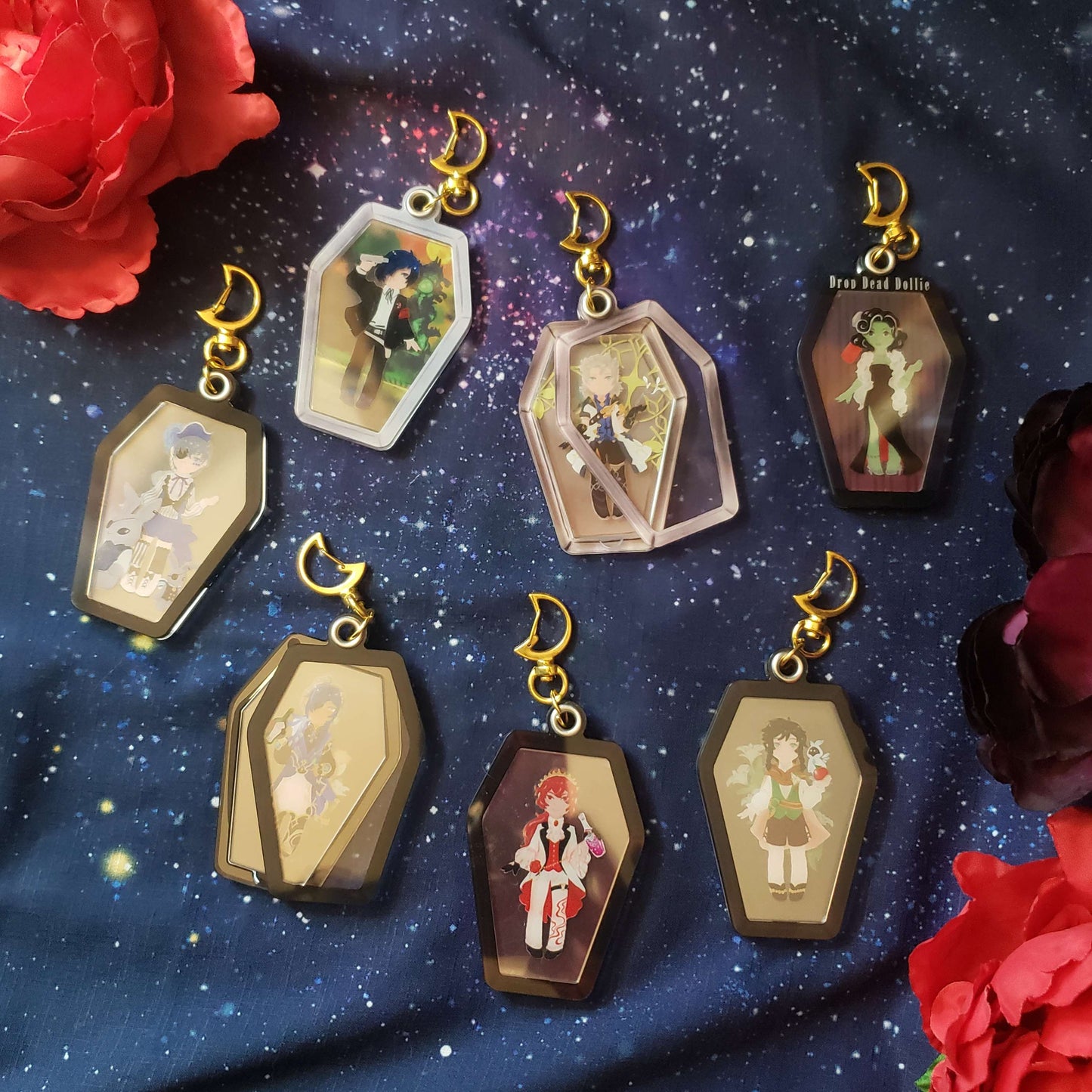 Coffin Closet Changing Acrylic Charms