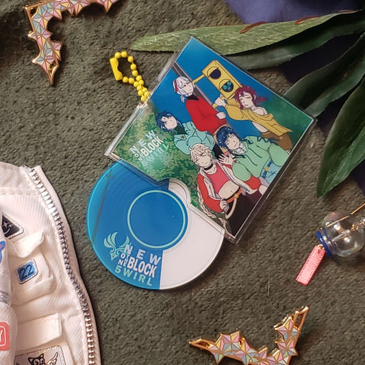 5WIRL - New On The Block Record Charm