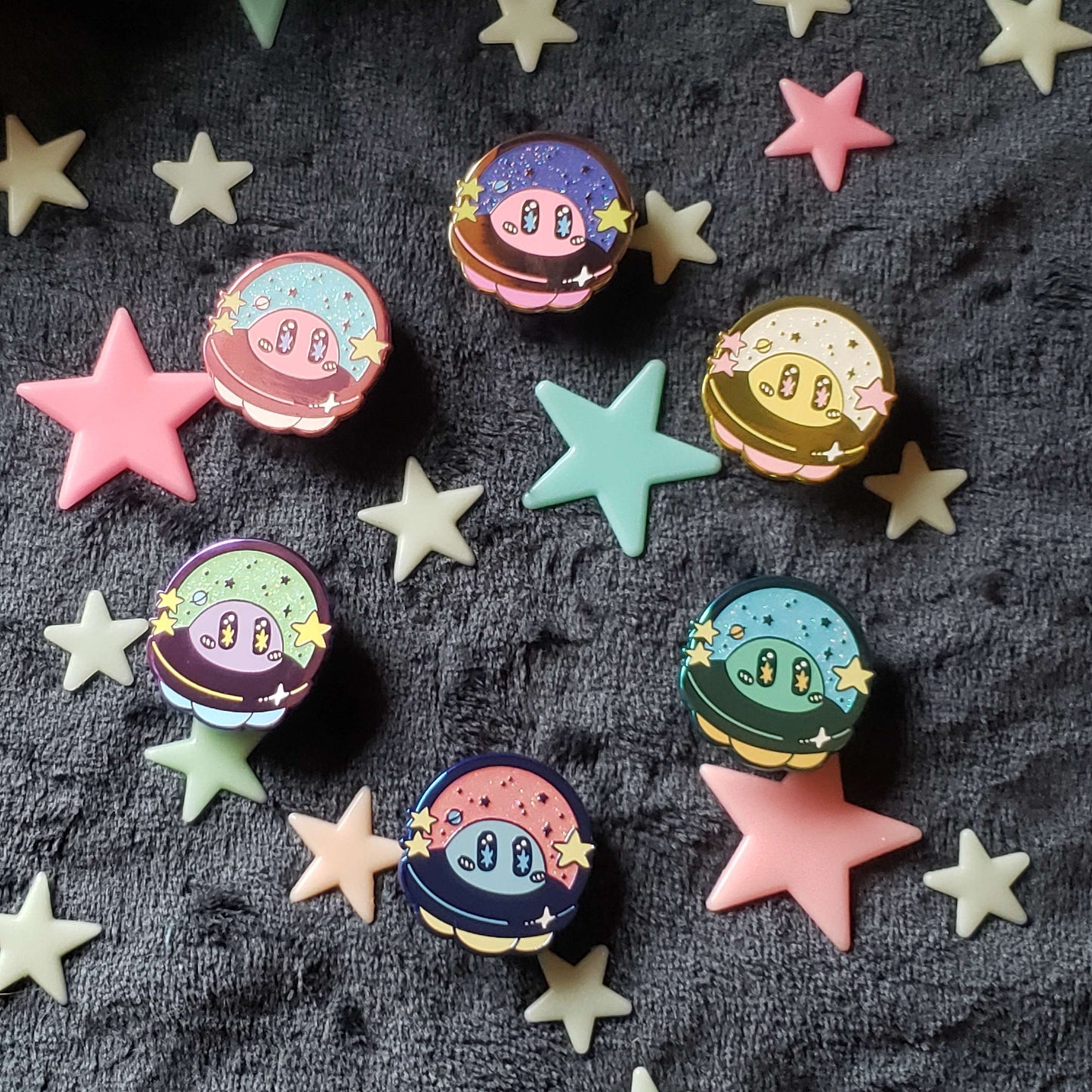 Poyo Colorful Enamel Pins