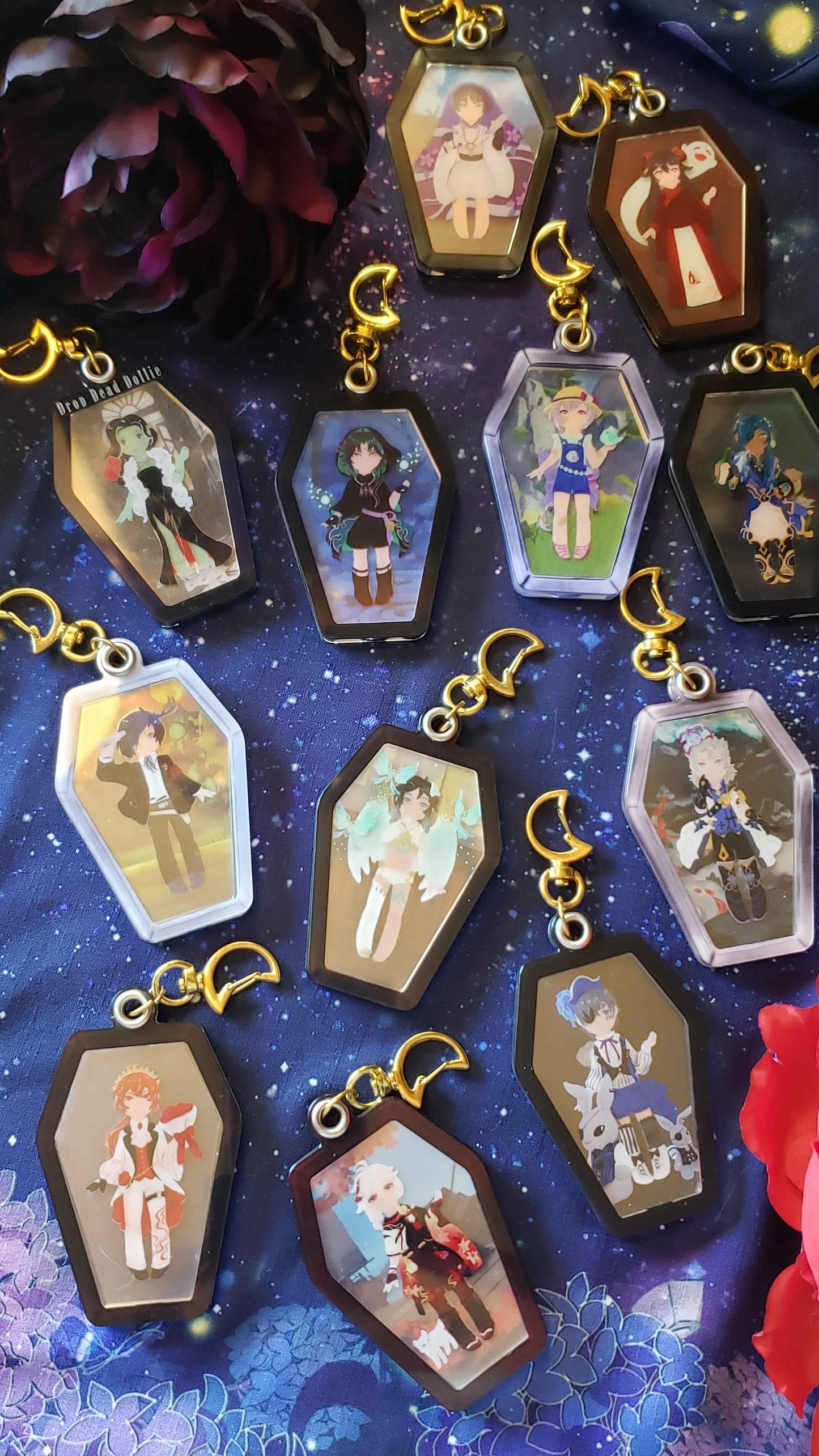 Coffin Closet Changing Acrylic Charms