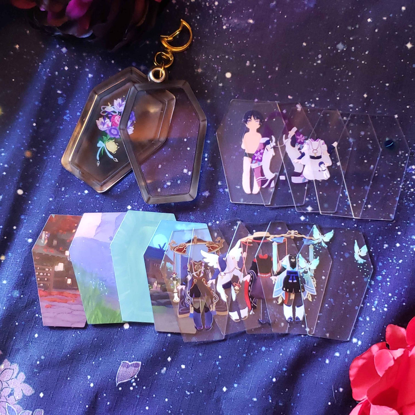 Coffin Closet Changing Acrylic Charms