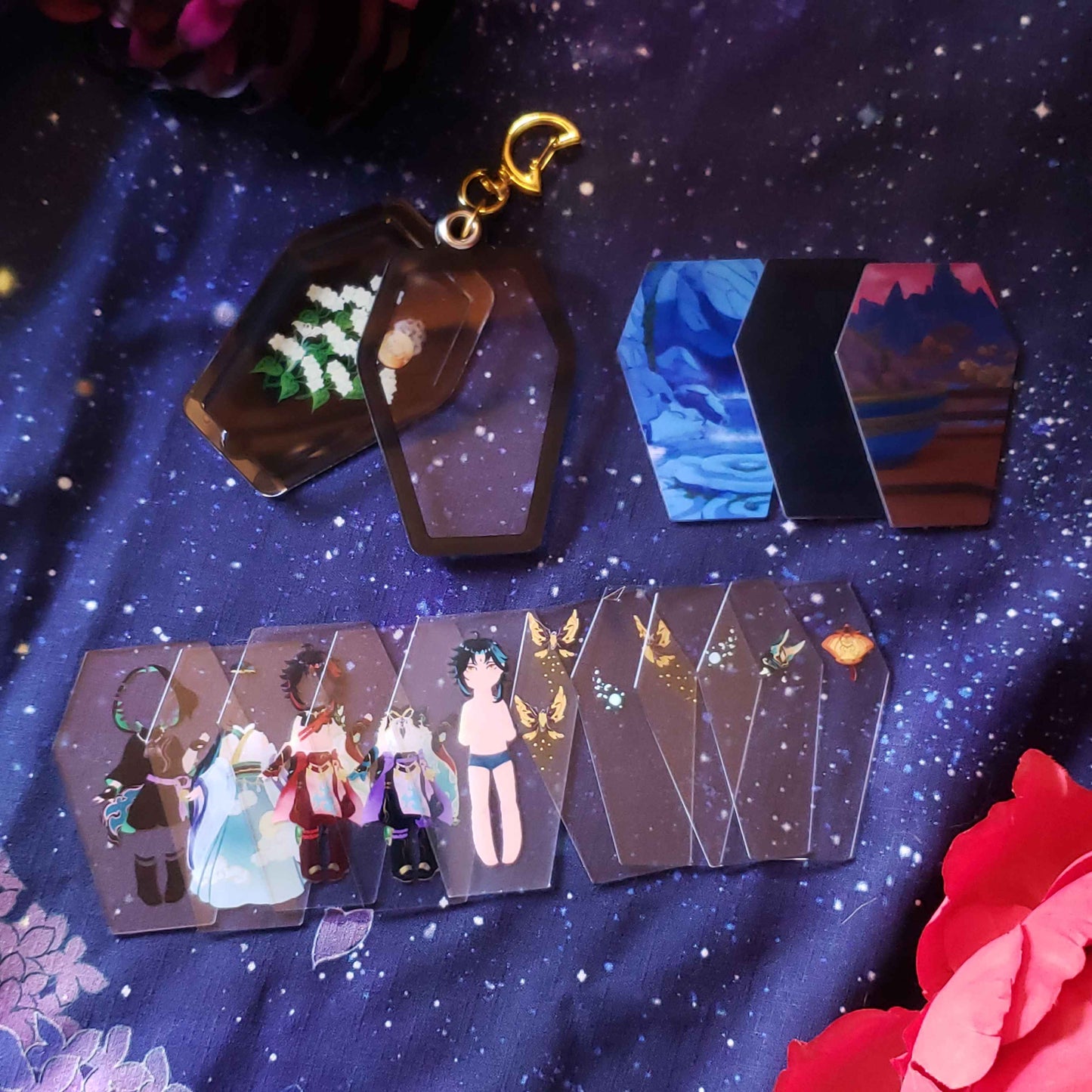 Coffin Closet Changing Acrylic Charms