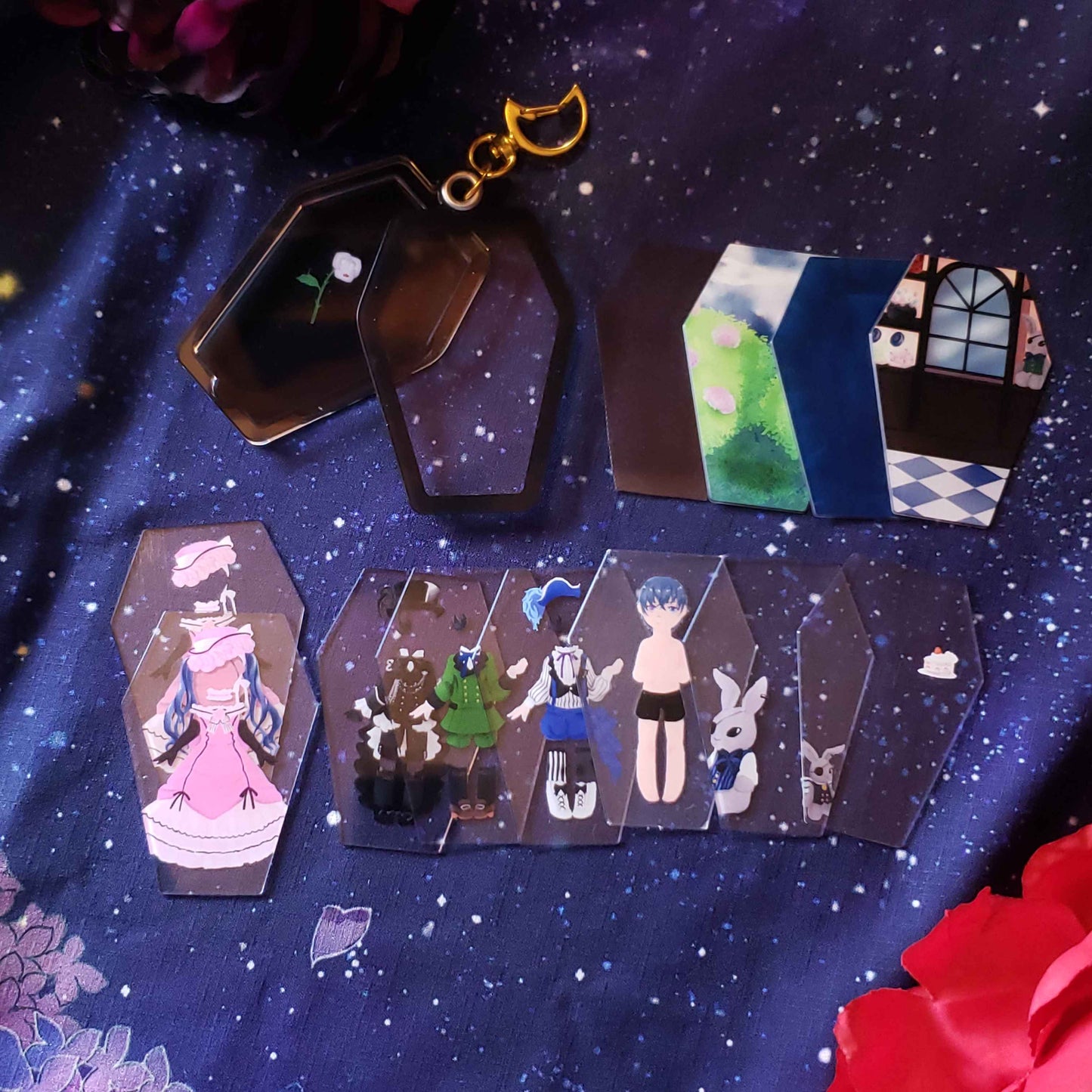 Coffin Closet Changing Acrylic Charms