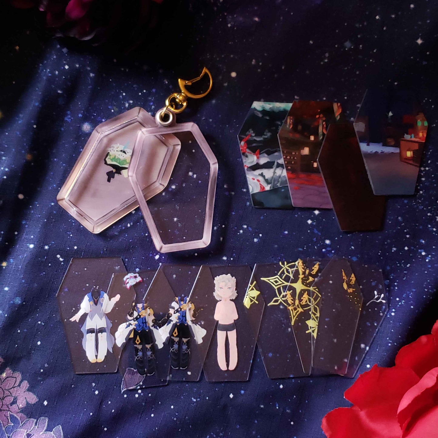 Coffin Closet Changing Acrylic Charms