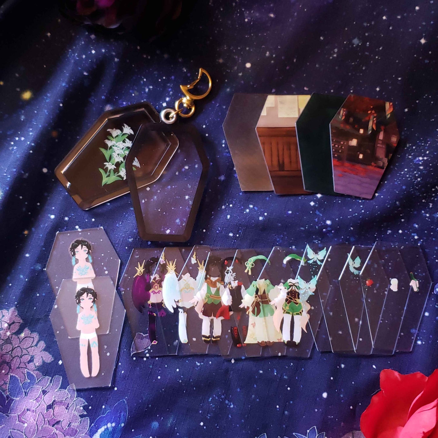 Coffin Closet Changing Acrylic Charms