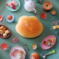 Strawberry Rhubarb and Friends Squishy Cloud Bread