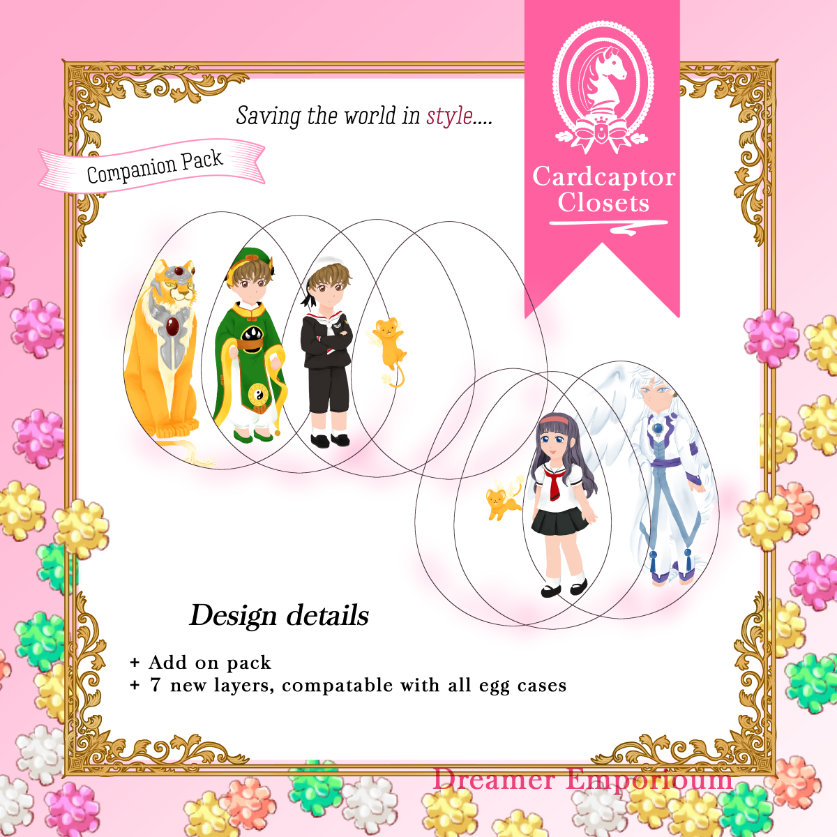 Sakura Outfit Changing Charm