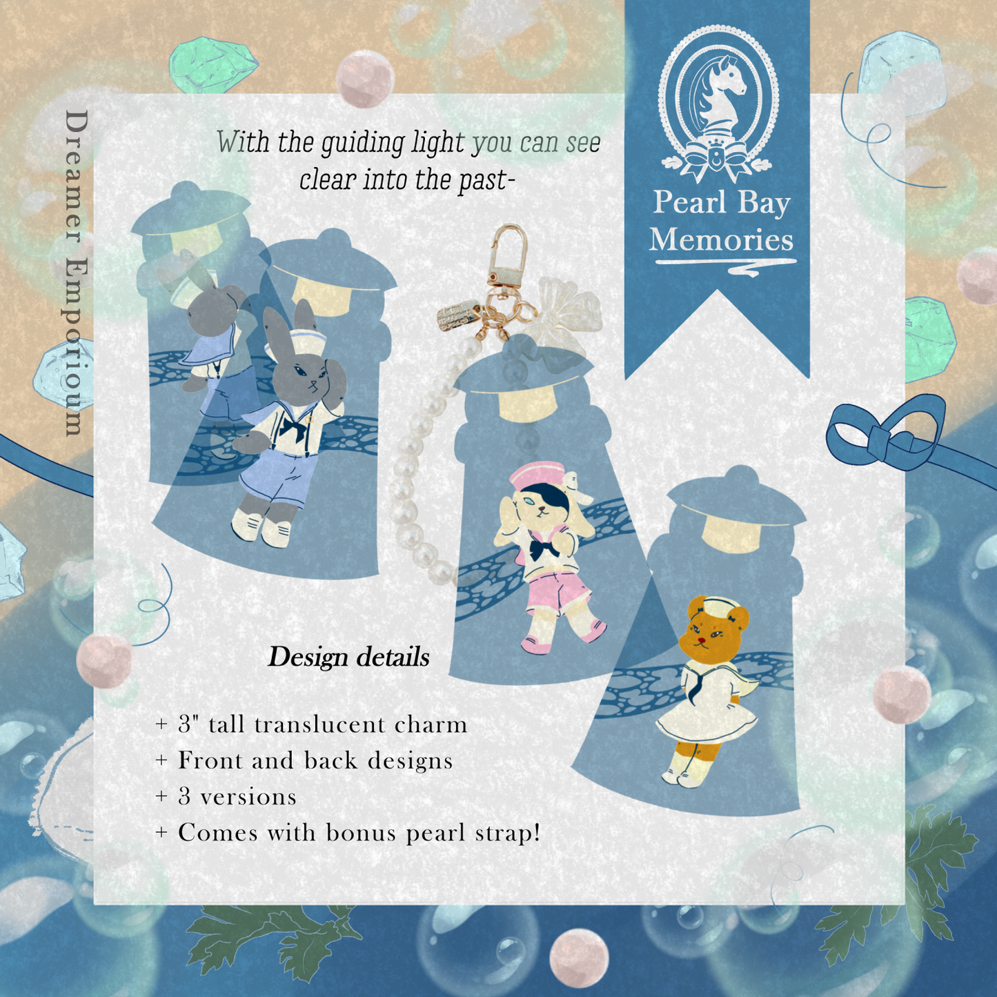 Pearl Bay Memories Lighthouse Charms