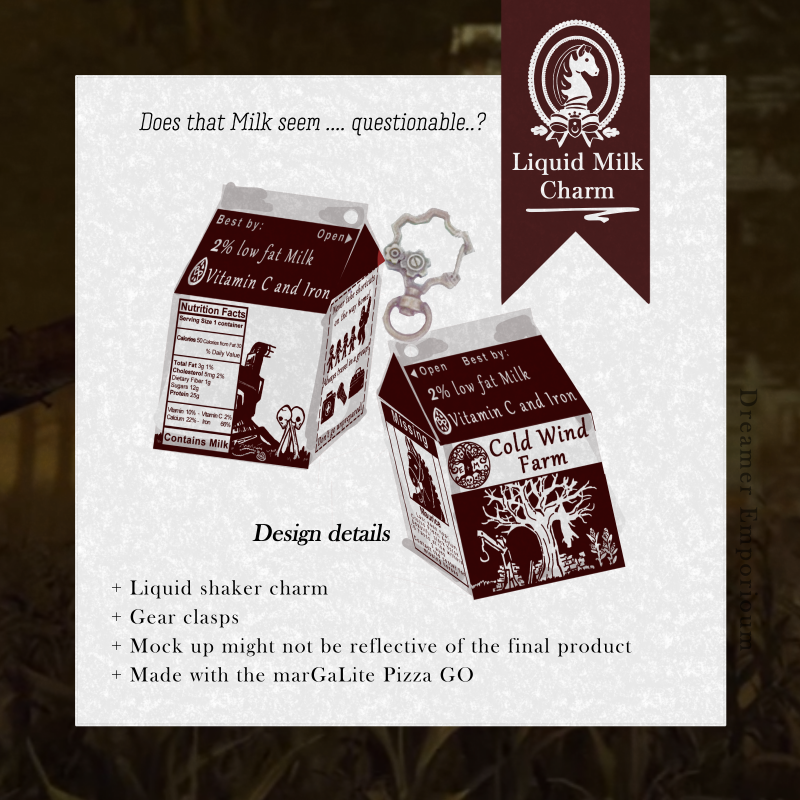 Coldwind Farm Liquid Shaker Milk Charm