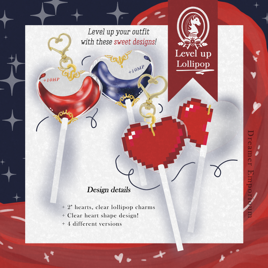 Level Up Lollipop Charms