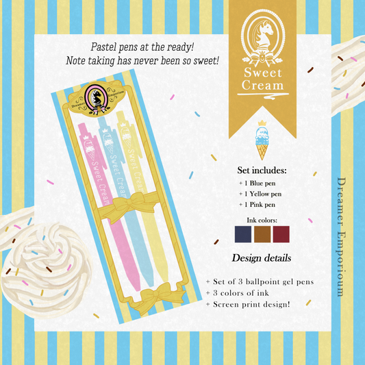 Sweet Cream Pen Set