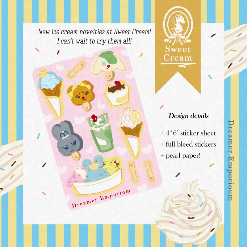 Sweet Cream Pearl Sheet [Discounted]