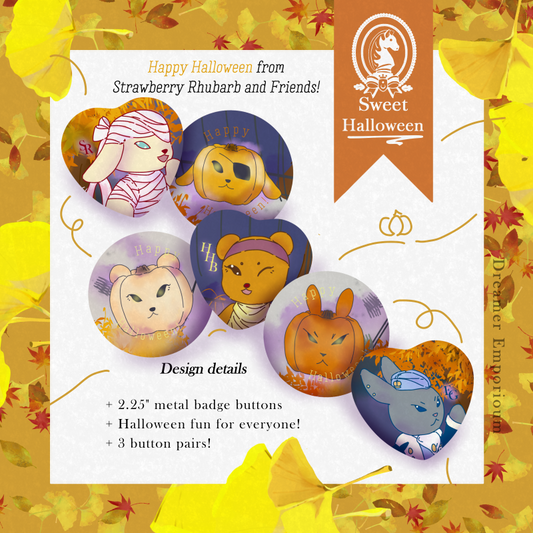 Sweet Halloween Button Sets