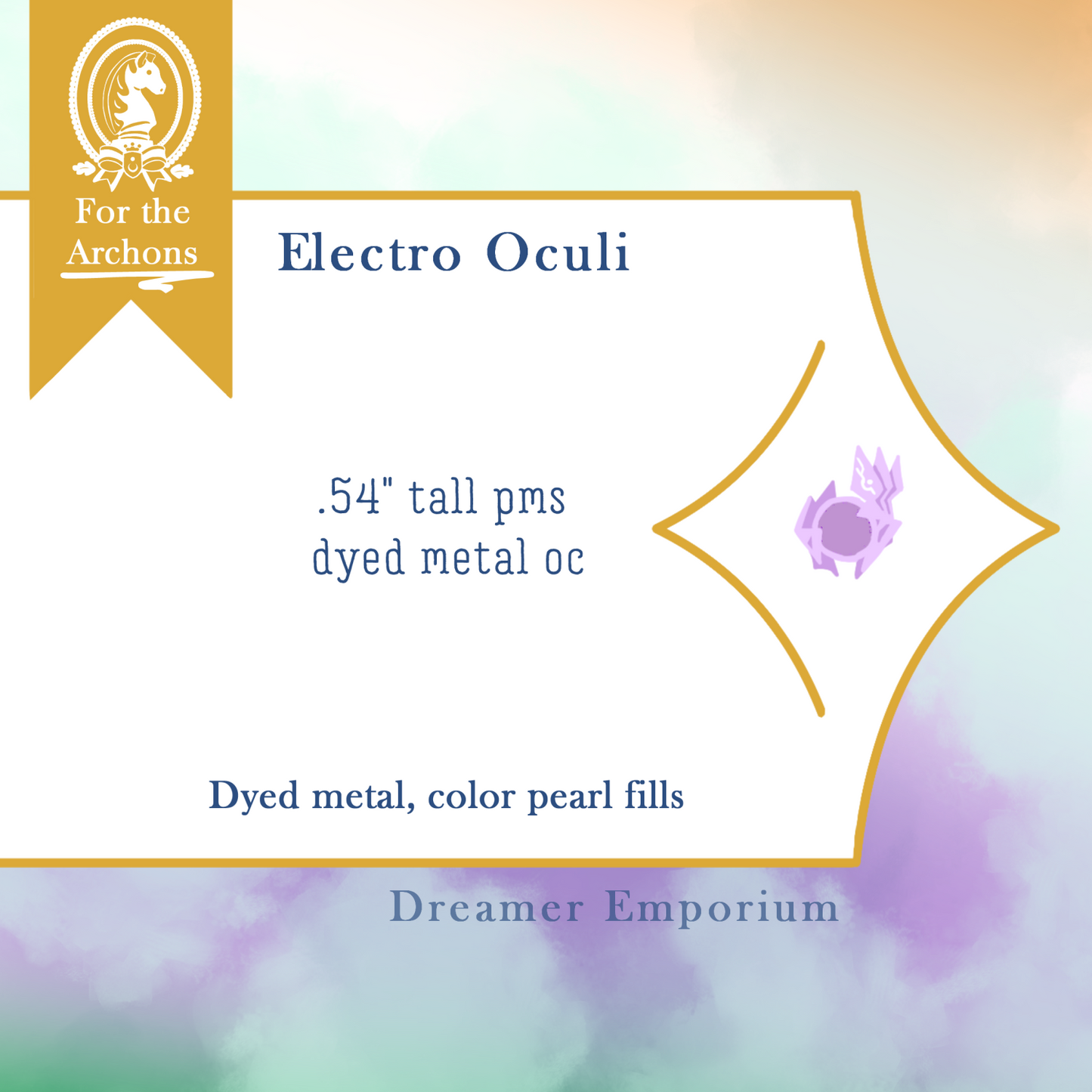 Oculi Pearl Enamel Pins