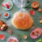 Strawberry Rhubarb and Friends Squishy Cloud Bread