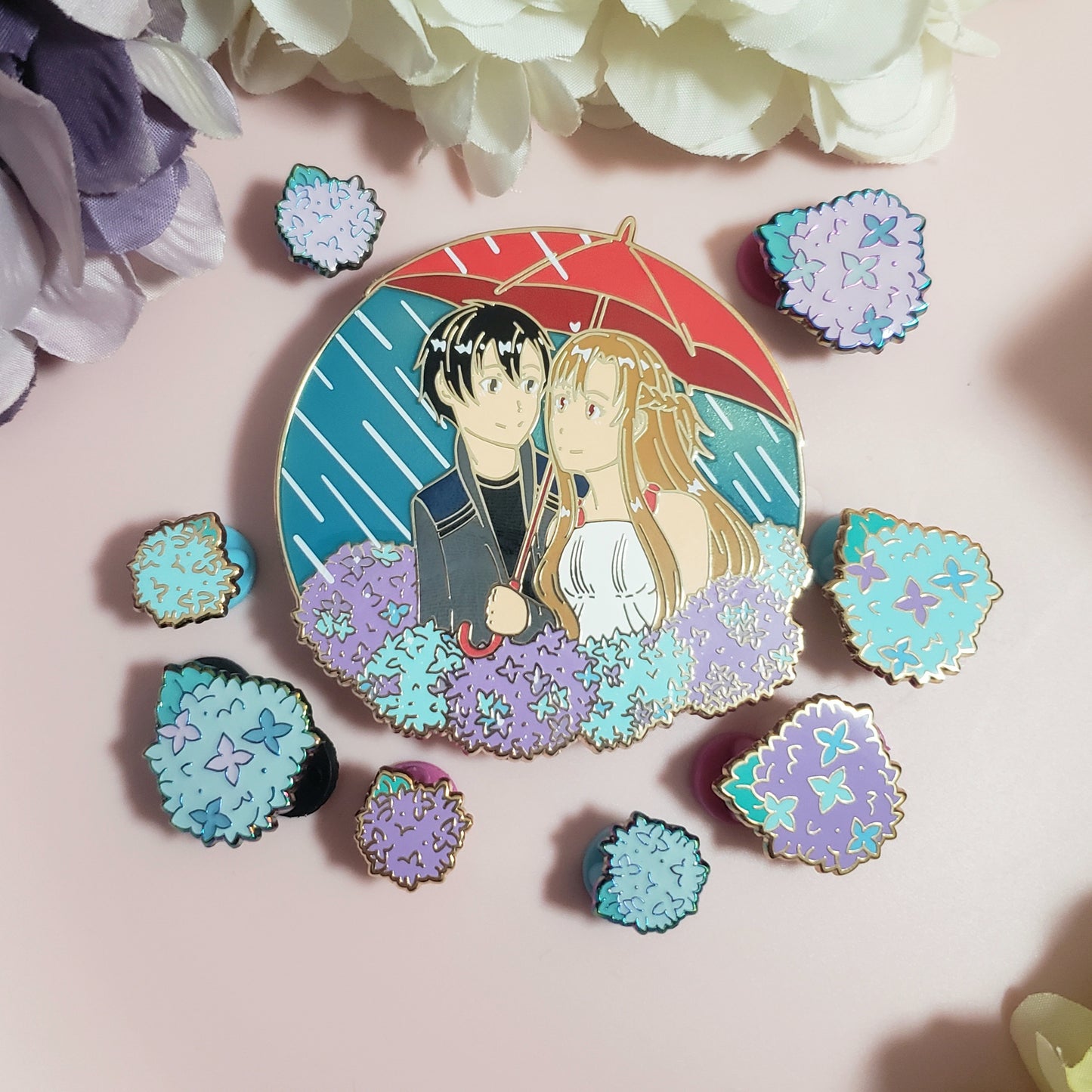 Blooming Love Enamel Pins