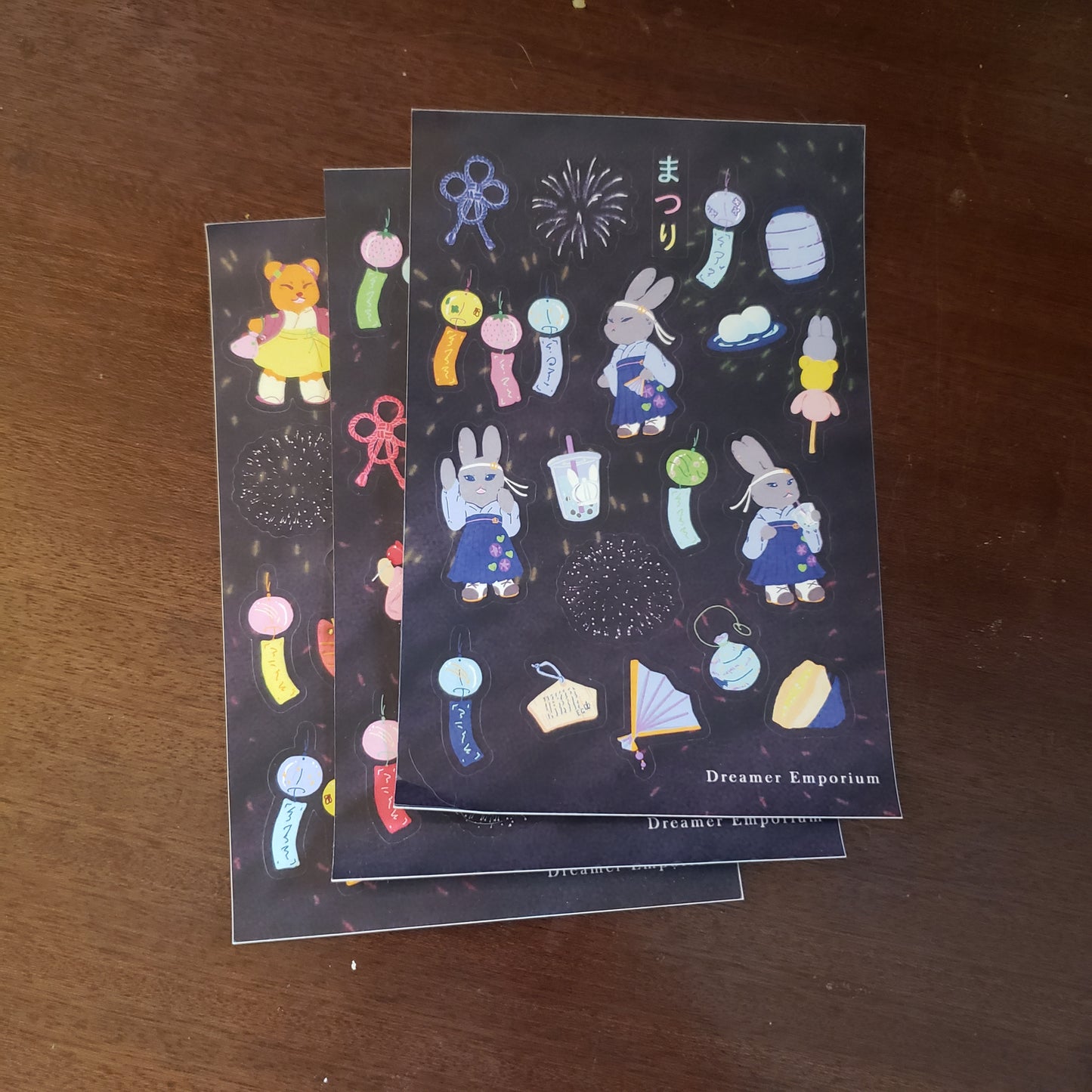 Sweet Matsuri Sticker Sheets