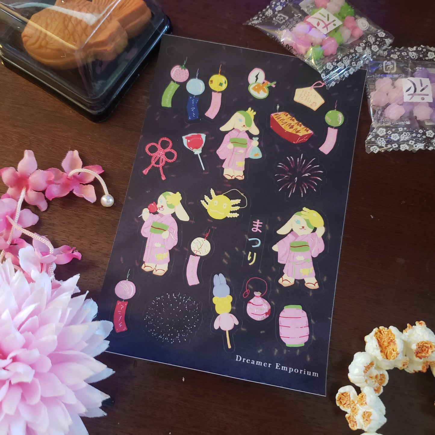 Sweet Matsuri Sticker Sheets