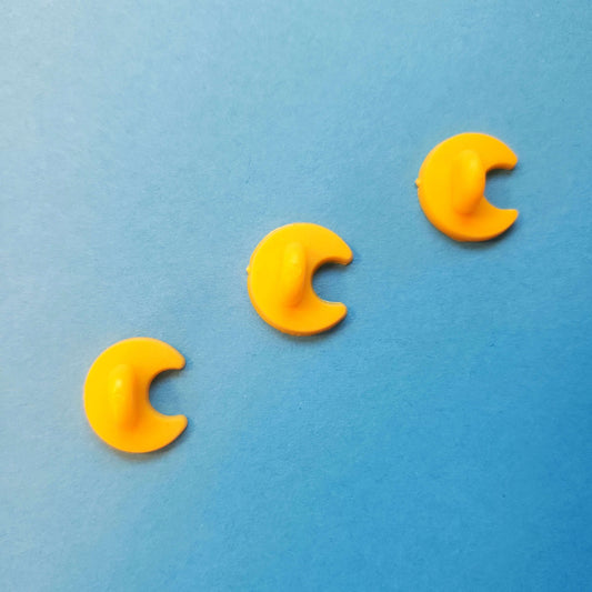 Moon Shaped Pin Backs
