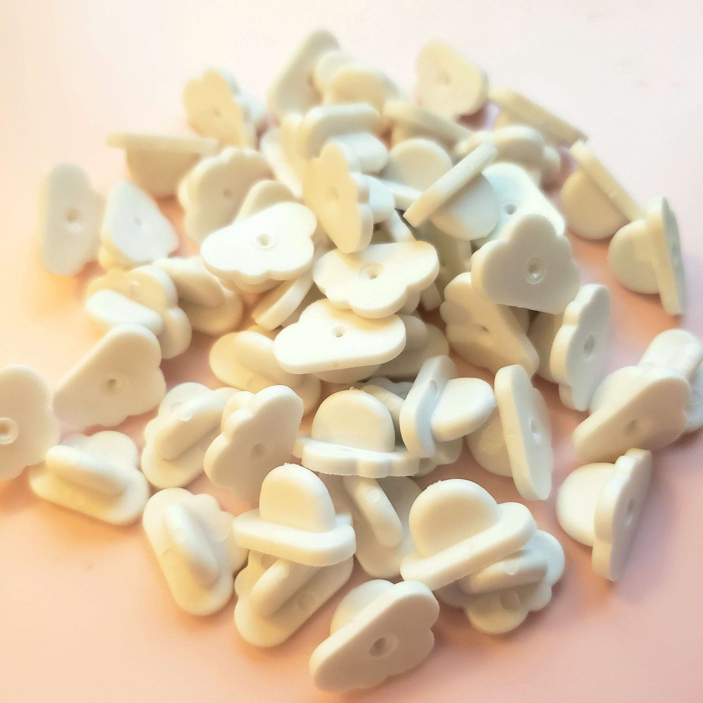 Cloud Shaped Pin Backs